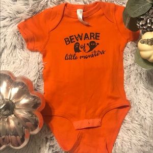 “Beware of Little Monsters” Onesie - 6 months